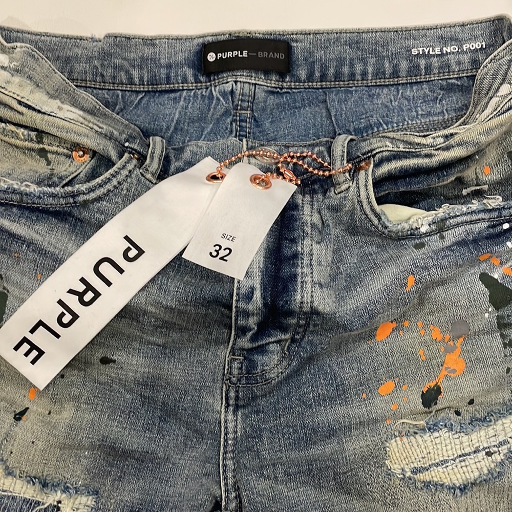 PURPLE BRAND P001 LOW RISE SKINNY JEANS - Picture 3 of 6